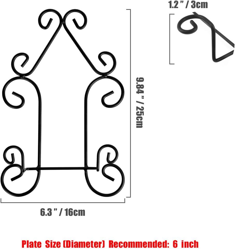 YY YEARCHY Wall Mount Plate Stand Holder