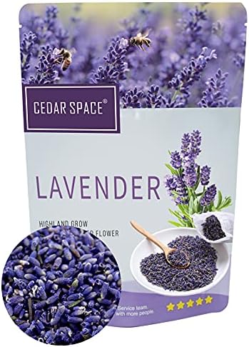 Cedar Space Dried Lavender Flowers for Home Fragrance and Tea