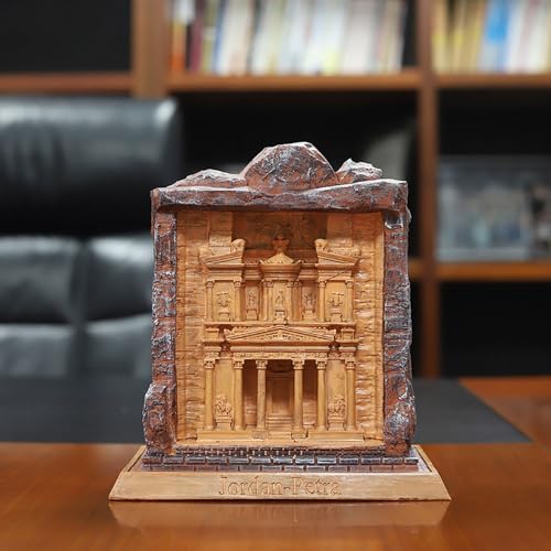 Petra Ancient City Resin Statue for Home Decor