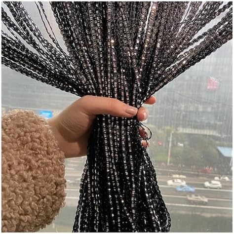 Shiny Tassel String Curtain for Room Division and Decor
