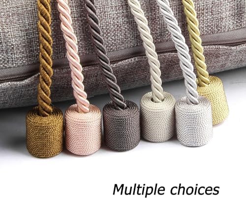 BEL AVENIR Magnetic Curtain Holdbacks Tassel Ties