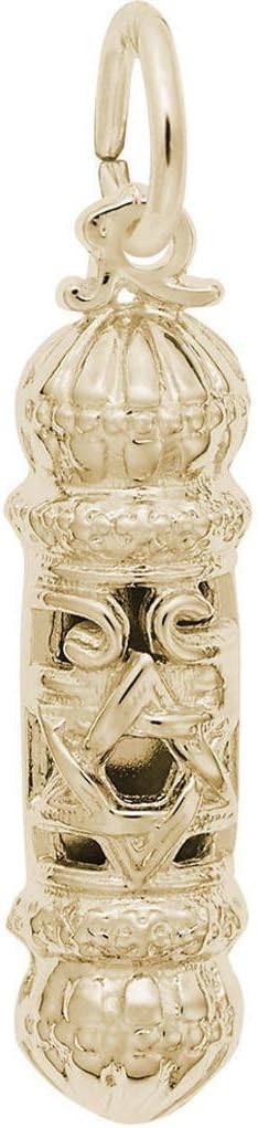 Rembrandt Mezuzah Charm 10K Yellow Gold
