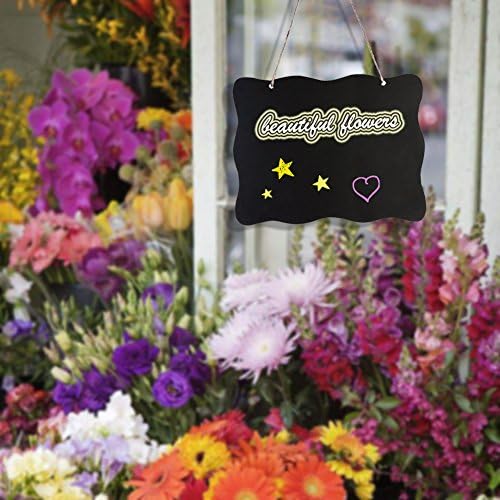 AUSTOR Double Sided Chalkboard Sign 8x10 Inch