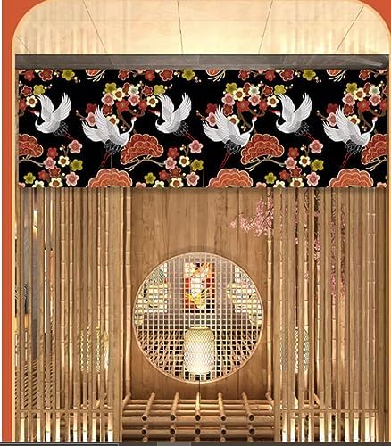Japanese Sushi Bar Noren Door Curtain - 59x157 Inch 1