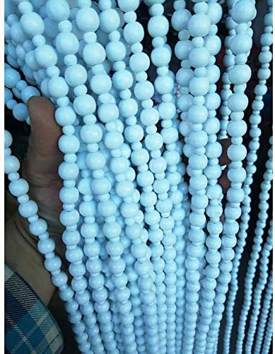 OKUOKA 31 Strands Wood Beaded Curtain