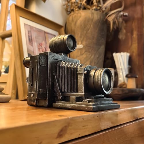 Retro Camera Style Resin Piggy Bank Nostalgic Decor