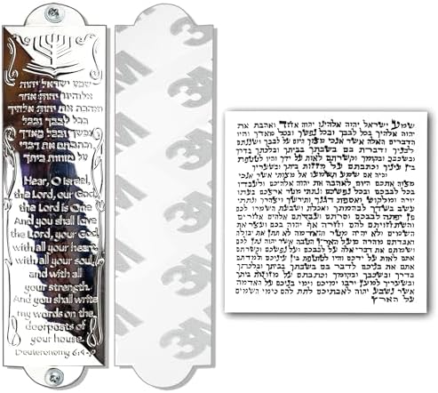 Zivosely Adhesive Mezuzah with Scroll for Door Frame