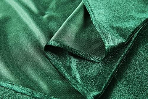 Green Velvet Aisle Runner 25ft x 15ft for Wedding Ceremony