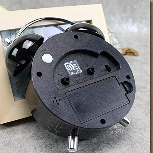 ROCILB Alarm Clock with Night Light and Double Bell