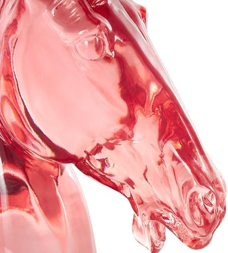 Deco 79 Pink Resin Horse Decor Sculpture