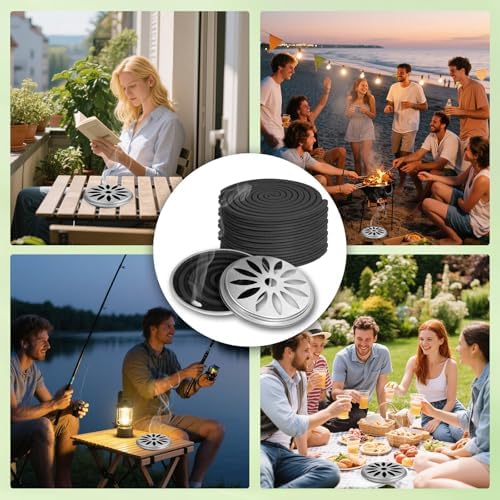SCENTORINI Citronella Incense Coils 20 PCS with 2 Burners
