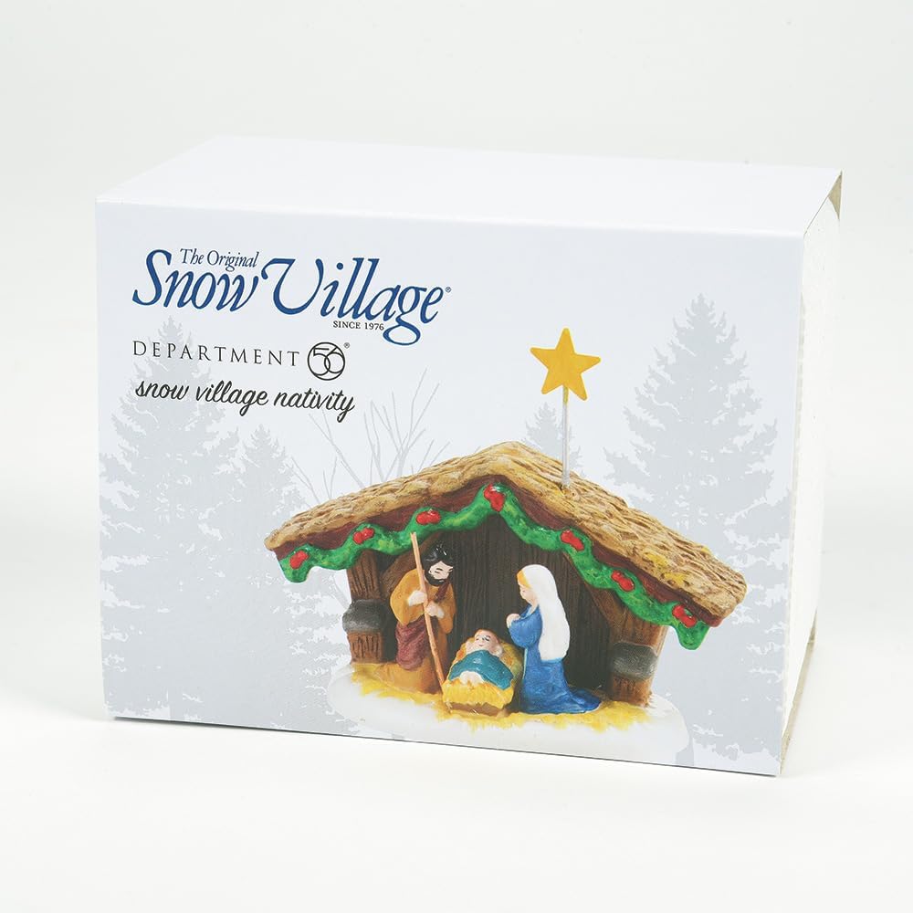 Department 56 Snow Village Nativity Figurine 157 Inch 1