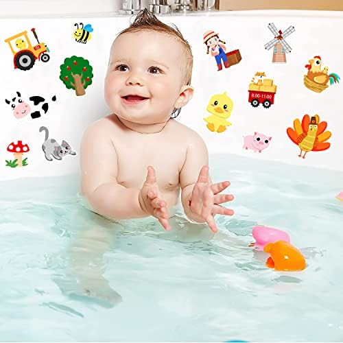 Farm Animal Gel Clings Sticker Set for Kids