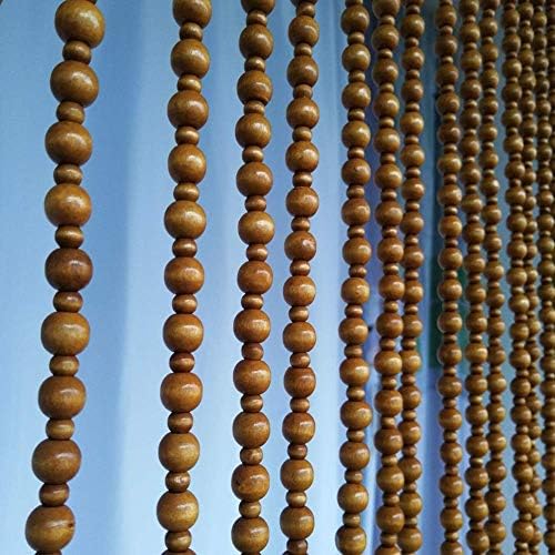 Beaded Curtain Wooden Beads Doorway Decorative Room Divider 1