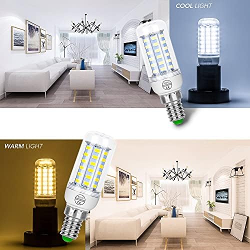 Energy Saving E14 LED Corn Bulbs 4Pack 6000K Daylight White