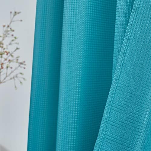 Valea Home Water Repellent Valance 60x16 Inches Turquoise 1 Panel