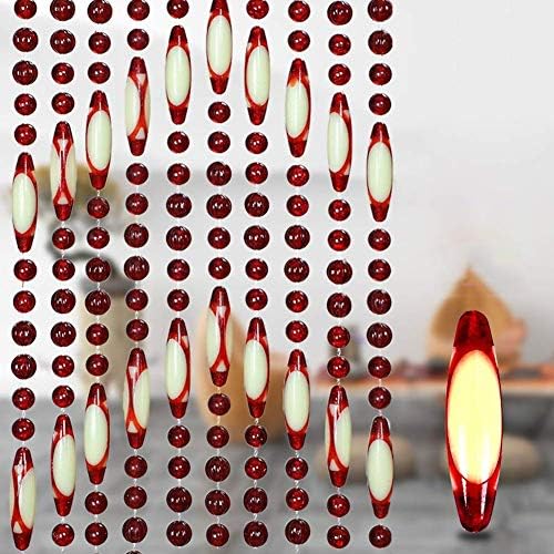 OKUOKA Beaded Curtain for Doorways Room Divider Modern Style