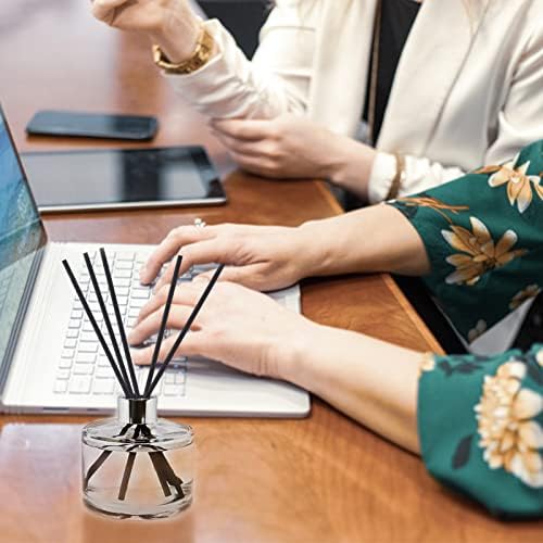 HOSSIAN 50pcs Black Reed Diffuser Sticks