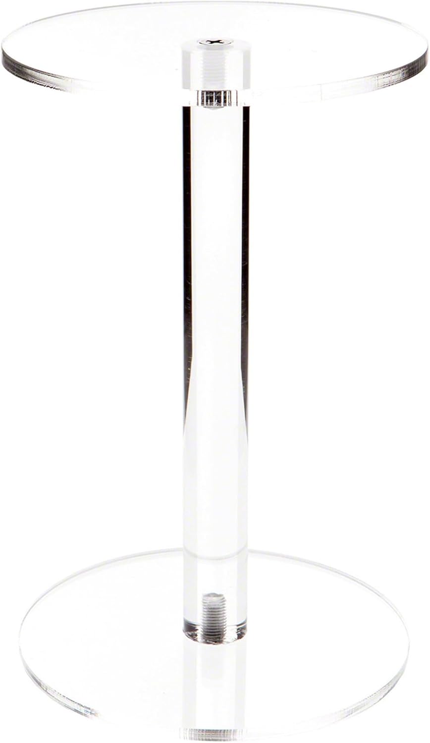 Plymor Clear Acrylic Round Riser Display Stand