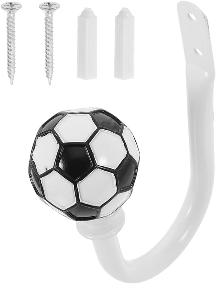 White Metal Curtain Tieback Holder for Window Holdbacks