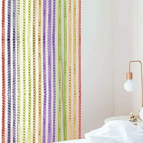 Wixine 2Pcs Curtain Beads Crystal Tassel Window Panel Divider String