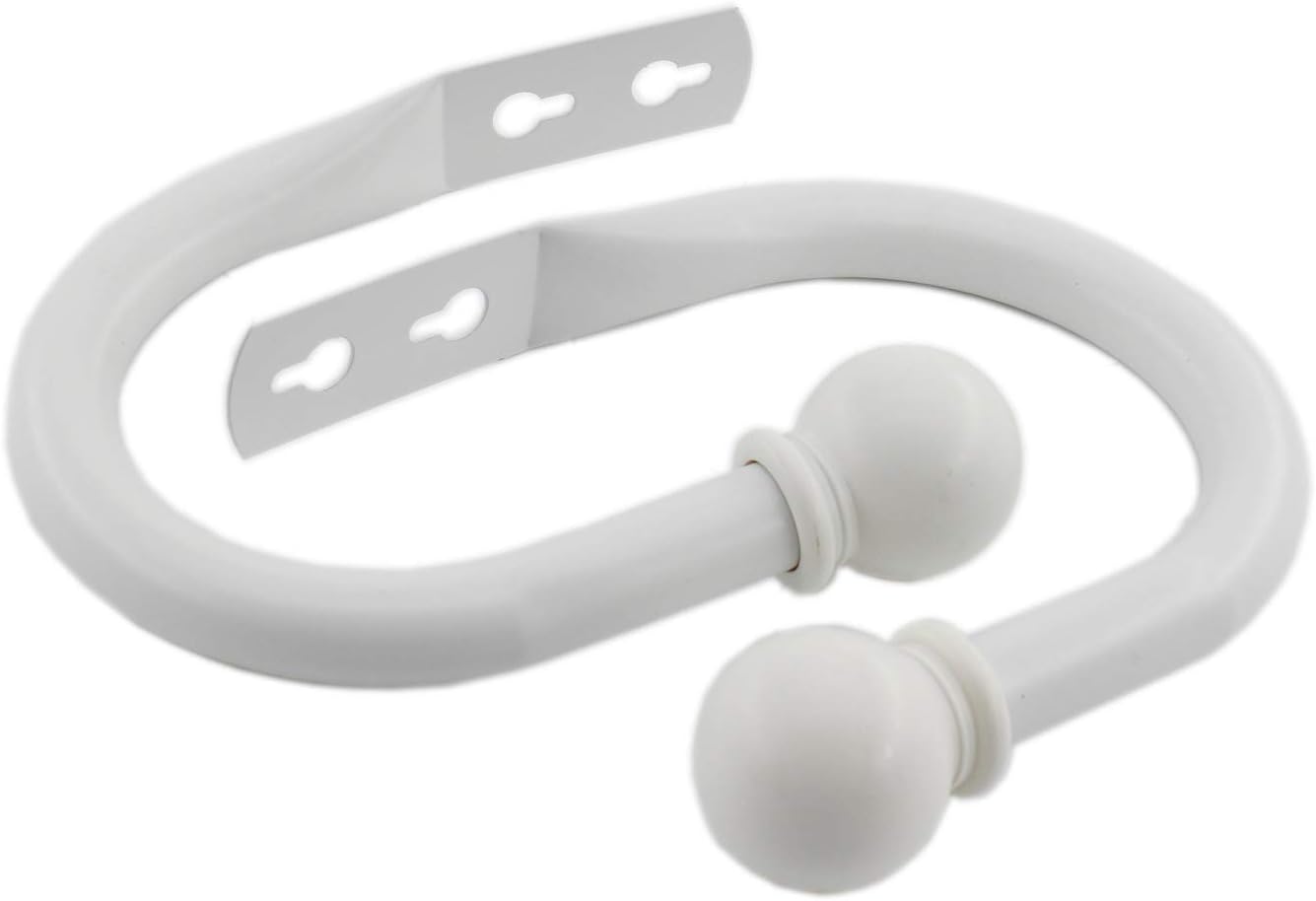 Ulifestar Decorative Curtain Holdbacks Hooks White