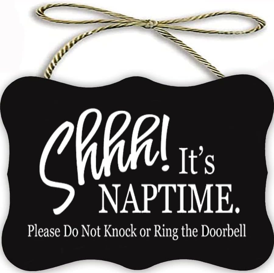Retro Wooden Sign Its Nap Time Wall Decor
