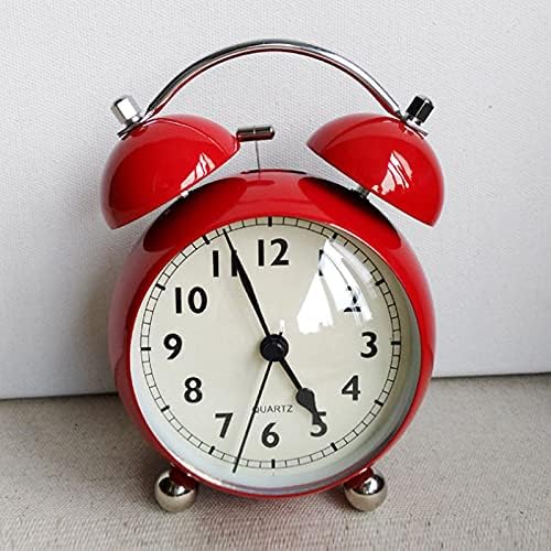 4 Inch Twin Bell Retro Alarm Clock with Backlight