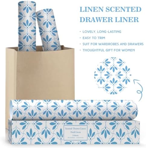 SCENTORINI Linen Scented Drawer Liners 6 Sheets