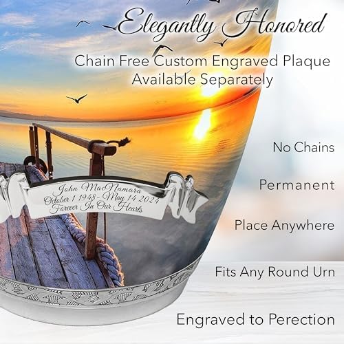 Dock of The Bay Cremation Urn for Ashes Adult Male