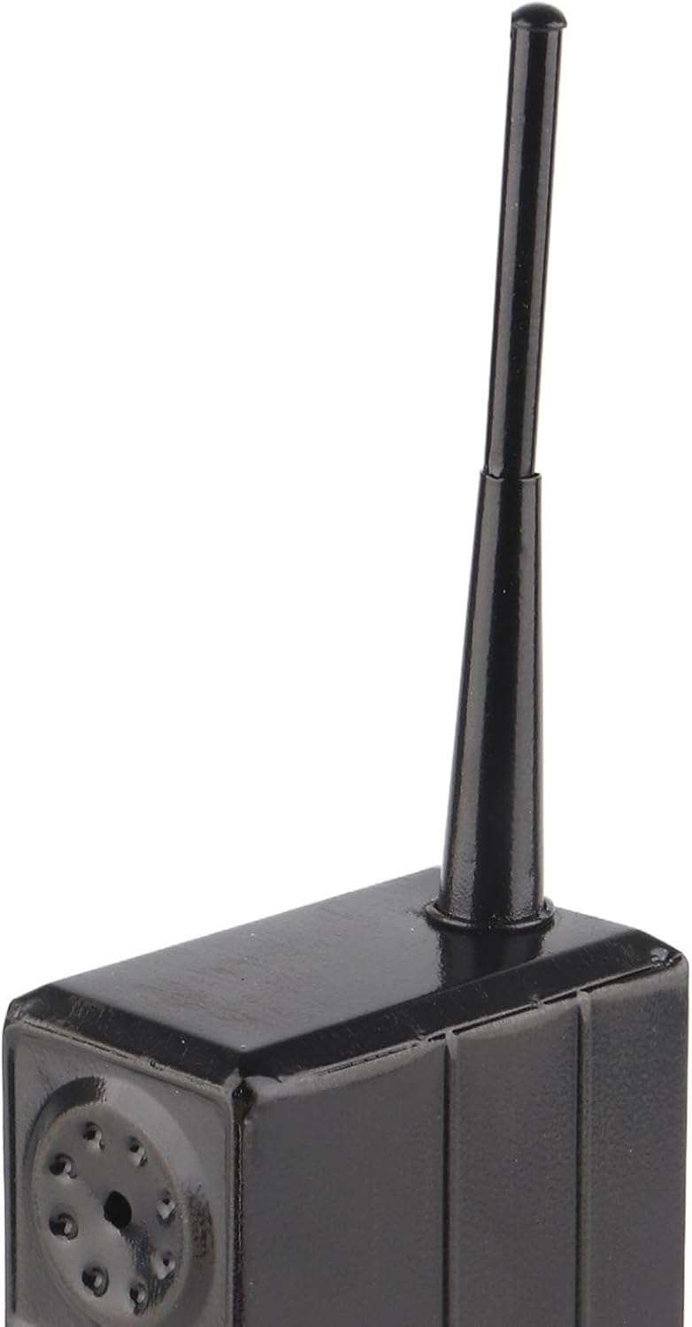 Retro Brick Cell Phone Ornament in Black
