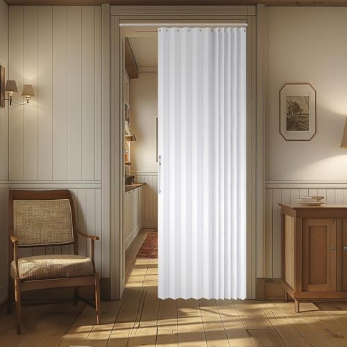 AJAZZ Blackout Accordion Door Curtain 42 x 78