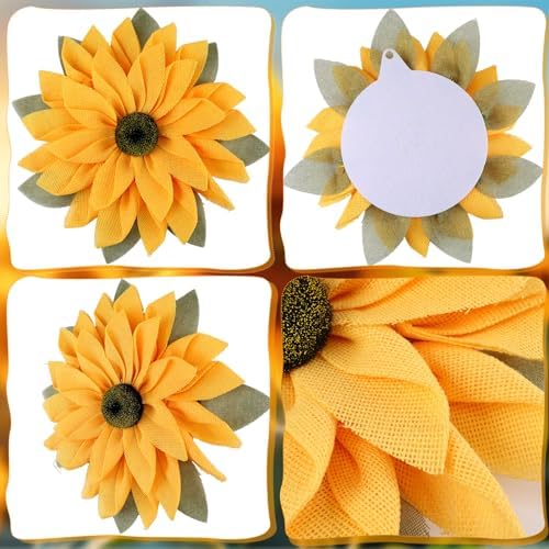 Peryiter 1654 Inch Sunflower Wreath Front Door Decor