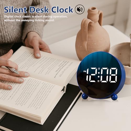 JUSTUP Digital Alarm Clock with Dual Bell and LED Display