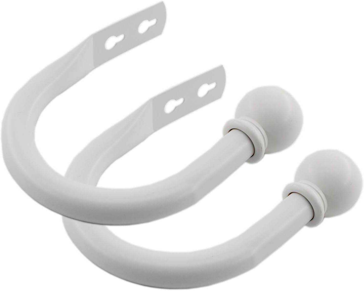 Ulifestar Decorative Curtain Holdbacks Hooks White