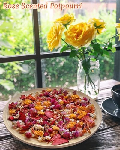 Fall Potpourri Bowl Filler with Rose Scent