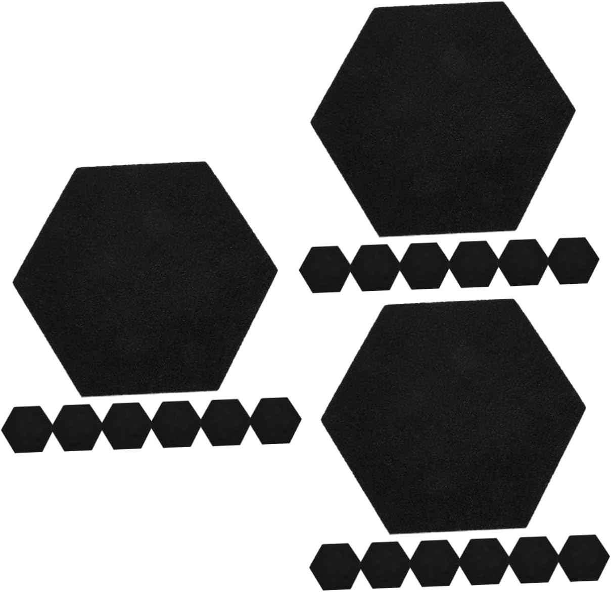 PRETYZOOM 18pc Felt Bulletin Board Wall Protectors for Classroom and Office