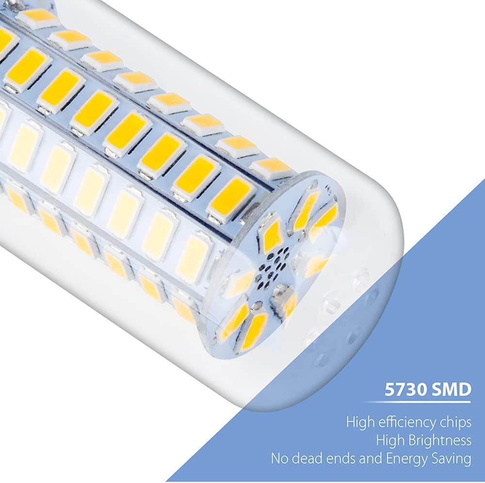Energy Saving E14 LED Corn Bulbs 4Pack 6000K Daylight White