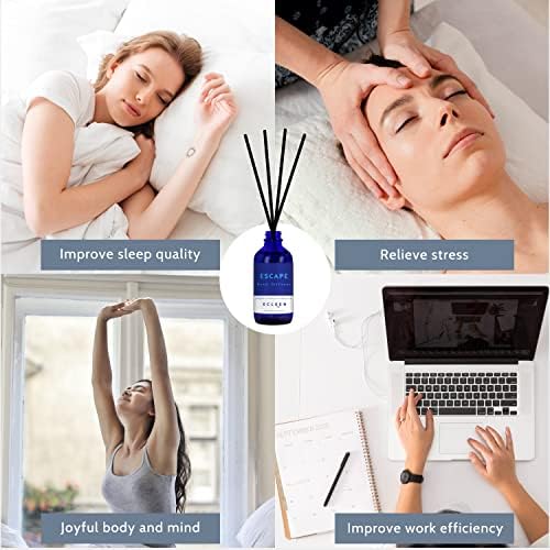 Xcleen Reed Diffuser Set with 6 Sticks and 37 Oz Oil