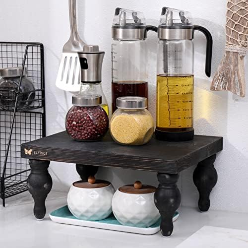 Classic Black Decorative Wood Risers for Farmhouse Display