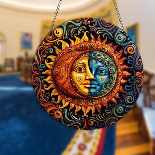 HOTIYOK Apollo Solar Moon Stained Acrylic Window Panels