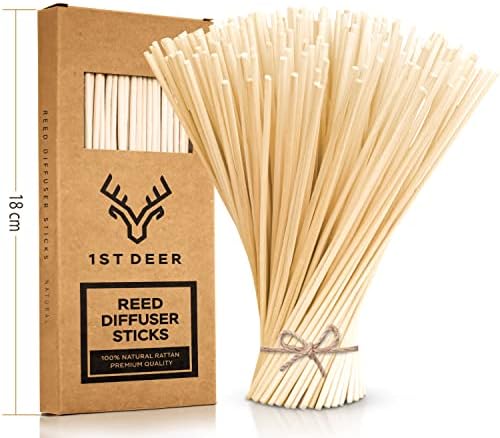 100 pcs Reed Diffuser Sticks 7 Inch Natural Rattan
