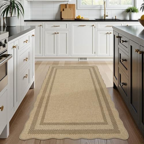 Livebox Wave Scalloped Jute Style Rug