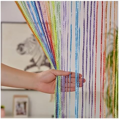 Doorway Curtain Door String Curtain with Tassels