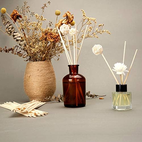 TOMCENXI 120PCS 75 Inch Reed Diffuser Sticks Natural Rattan Refills