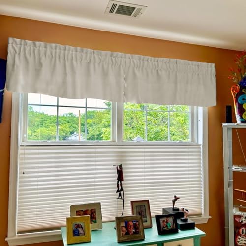 4 Panels Blackout Curtain Valances for Windows