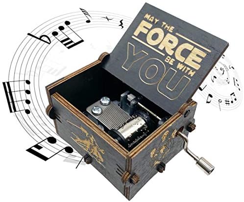 MAD DI Hand Crank Music Box Star Wars Black