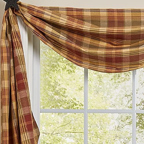 Park Designs Saffron Fishtail Swag Curtain