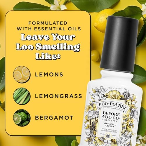 Poo-Pourri Before-You-Go Toilet Spray 2 Fl Oz Original Citrus