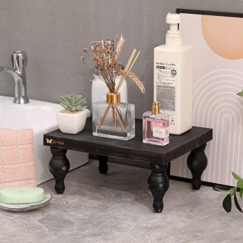 Classic Black Decorative Wood Risers for Farmhouse Display